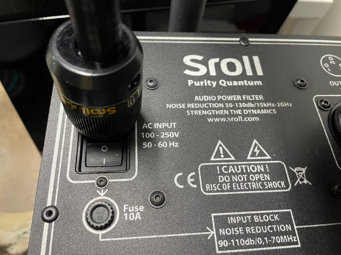 Sroll Power filter specification text